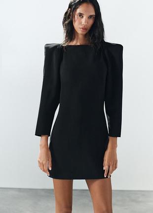 Сукня жіноча чорна з плечиками zara new