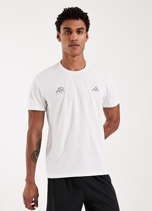 Футболка спортивна біла adidas running