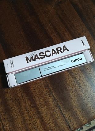 Туш для вій unico termo mascara з пептидом, коричнева
