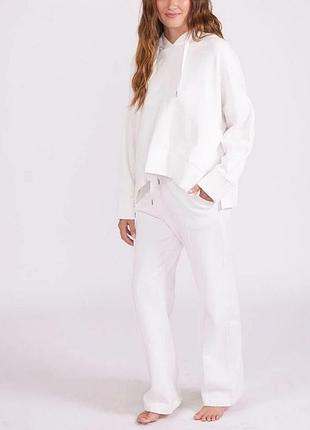 Спортивный костюм cyberjammies lounge 5783-5784 с худи свободного кроя и штанов s белый (5051877688025)