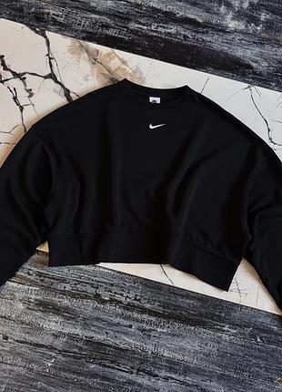 Жіночий світшот nike central swoosh чорний розмір l