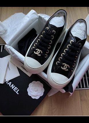 Кеди жіночі chanel чорні