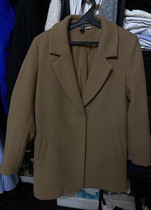 Пальто жіноче h&m коричневе