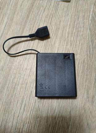 Портативний power bank на 4 батарейки аа з usb-виходом і перемикачем on/off