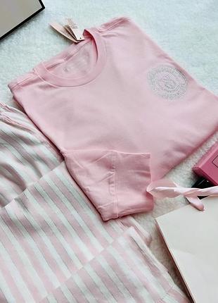 Піжама бавовняна зі штанами victoria’s secret оригінал