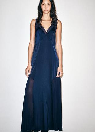 Сукня жіноча синя zara new