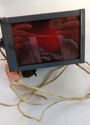 Советский красный фонарь для фотолаборатории (винтаж, ретро)