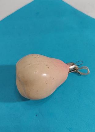 Груша,  ёлочная игрушка,  ссср,  фрукт 2