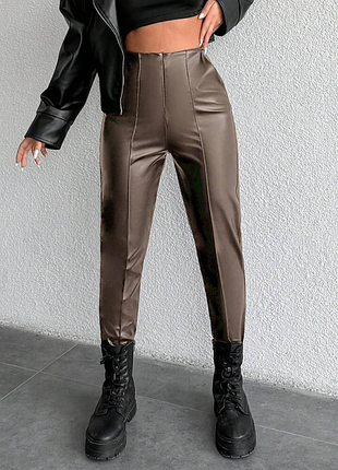 Кожаные штаны леггинсы лосины y2k dollskill
