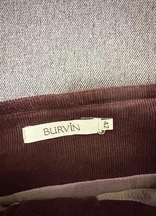 Вельветова спідниця бренду burvin 8