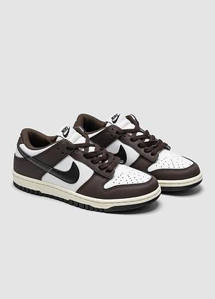 Nike dunk low next nature brown/white