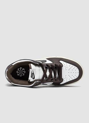 Nike dunk low next nature brown/white 2