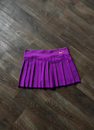 Жіноча спортивна тенісна юбка-шорти nike dri fit  розмір xs-s