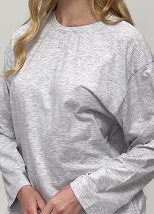Новий лонг mbocharova сірий oversized