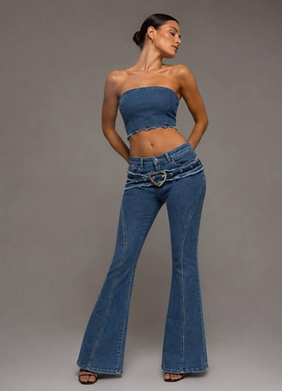 Джинсы клеш y2k dollskill
