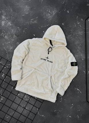 Худи мешка stone island, качество премиум, кофта кенгуру с капюшоном