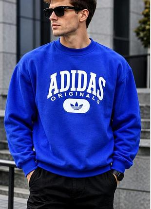 Кофта, батнік чоловічий теплий на флісі adidas ( l2xl розмір)