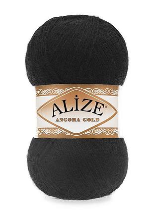 Пряжа (нити для вязки) alize angora gold (No 60), 100г, 550m / 99004
