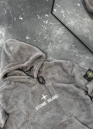 Худи мешка stone island, качество премиум, кофта кенгуру с капюшоном
