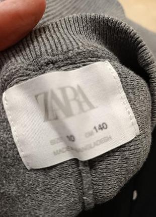 Светр zara сірий у смужку 3