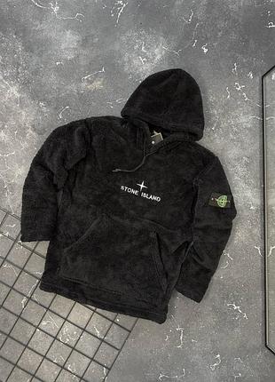 Худи мешка stone island, качество премиум, кофта кенгуру с капюшоном