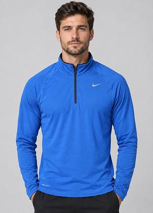 Чоловічий біговий лонгслів nike dri-fit element half-zip