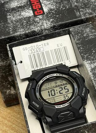 Чоловічий годинник casio g-shock gd-010-1a1er чорний
