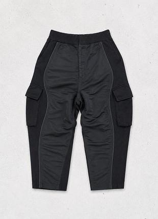 Ferrari capri pants black techwear utility y2k m штани