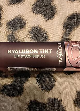 Тінт для губ l'oréal paris hyaluron tint lip stain serum #635