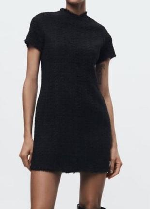 Твідова сукня zara