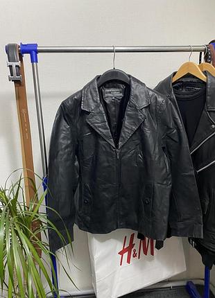 Шкіряний вінтажний бомбер ws real leathers куртка ретро шкіра бомбер кожа 3