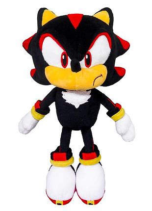 М'яка іграшка sonic shadow the hedgehog плюшева чорно-червона