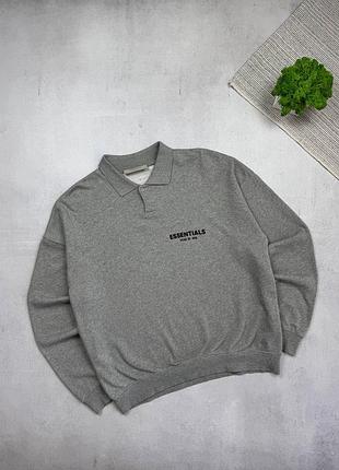 Світшот кофта чоловіча оверсайз fear of god essentials оригінал baggy