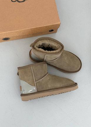 Жіночі уггі ugg classic mini mokko suede🤎