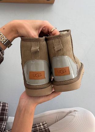 Жіночі уггі ugg classic mini mokko suede🤎 5