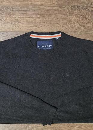 Свитер superdry (коттон / кашемир).