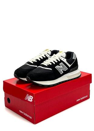 Чоловічі кросівки new balance 574 legacy black white