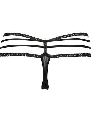 Чорні трусики стрінги hunkemöller, розмір s 5