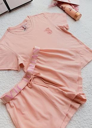 Піжама бавовняна з шортами victoria’s secret оригінал