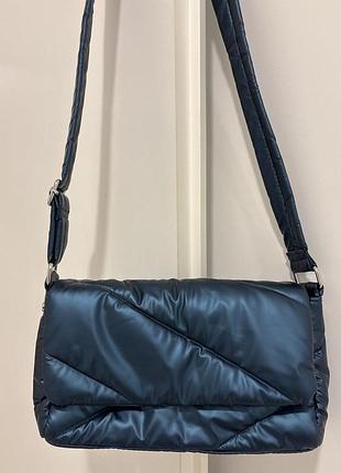 Сумка жіноча accessorize стьобана через плече синя