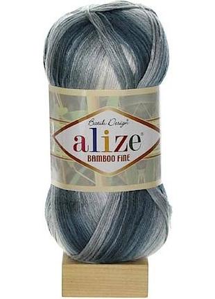 Пряжа (нитки для в'язання) alize bamboo fine batik design (№ 2905), 100г, 440m, бамбук / 99006