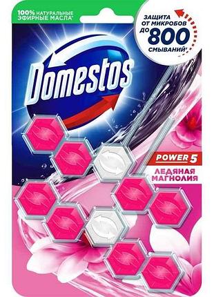 Блок для туалетів 2шт power 5 крижана магнолія 55г тм domestos