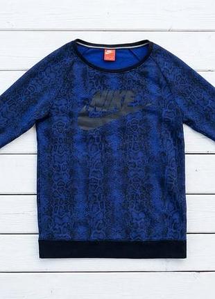 Подовжений світшот nike з принтом під зміїну шкіру