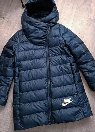 Куртка пуховик синій  оригінал nike. 2