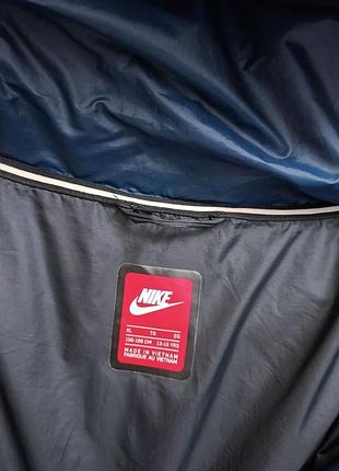 Куртка пуховик синій  оригінал nike. 7
