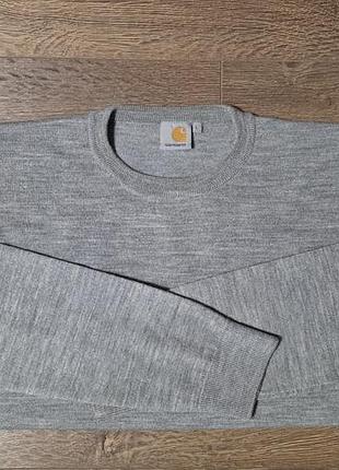 Шерстяной свитер carhartt.
