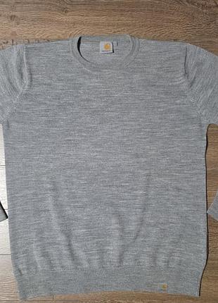 Шерстяной свитер carhartt. 4
