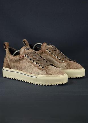 Кроссовки мужские represent alpha low pony hair кеды кожаные пони обуви на платформе оригинал 42-43 р/27.5 см santoni common projects puma