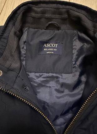 Чоловіча подовжена куртка ascot m темно-синя 3