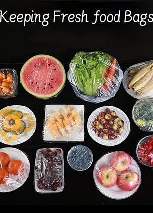 🍓 пластиковые крышечки для хранения продуктов, 100 штук!